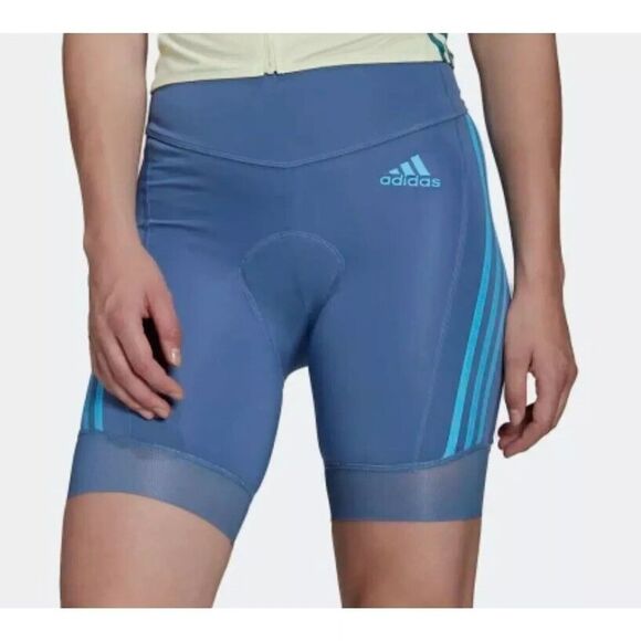 ADIDAS Women's The Cycling Short NEW Altered Blue / App Sky Rush XL H65308 - Picture 1 of 8